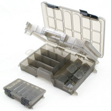 TWO TIER REGULAR CLEAR TACKLE BOX (D001)