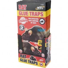 NTI EXTRA STRENGTH LARGE Rat Sticky Glue Traps Boards 2PK