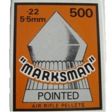 Marksman Pointed .22 calibre Air Gun Pellets 5.5mm 15.5 grains Box of 500